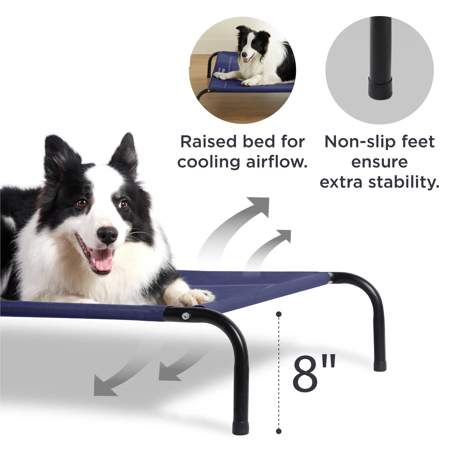 Bedsure Comfy Pet Elevated Dog Bed cuccia per cani