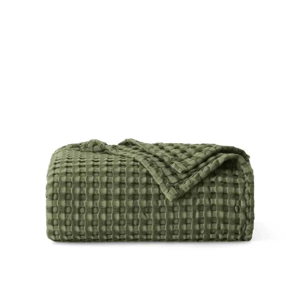 Bedsure PureWoven Waffle coperta in bamboo traspirante