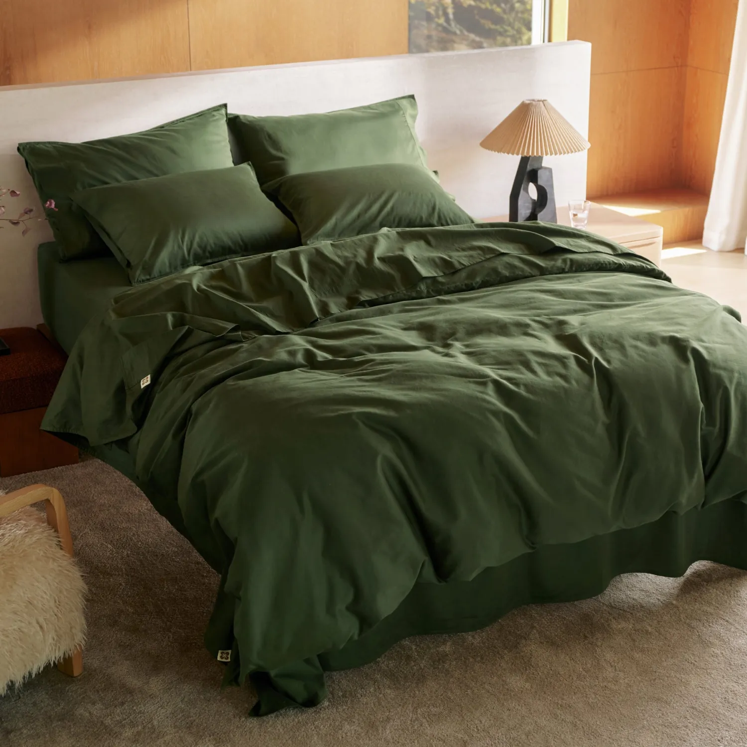 Bedsure Serene Blend Plush Luxe Bundle set letto bambù fresco