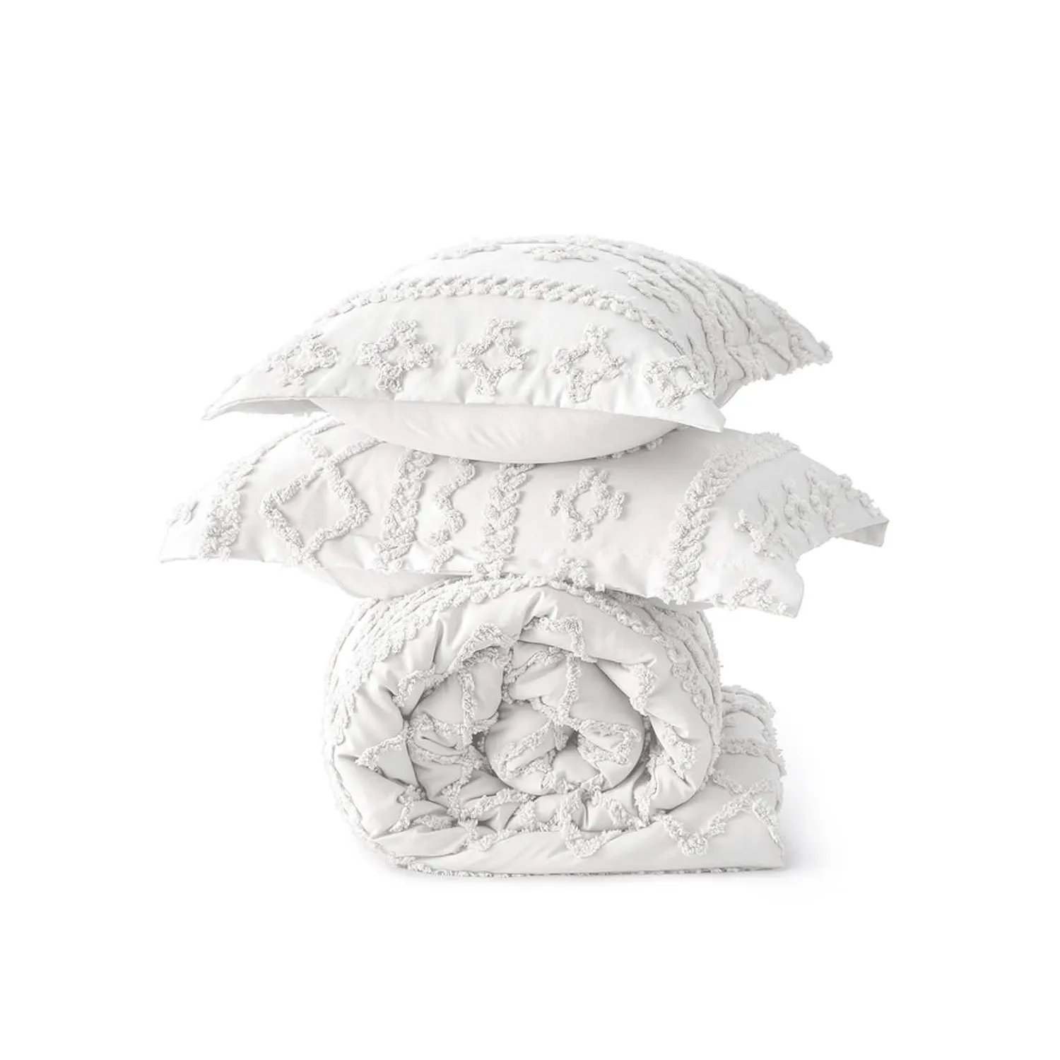 Bedsure Boho Deluxe Embroidery set piumone ricamato