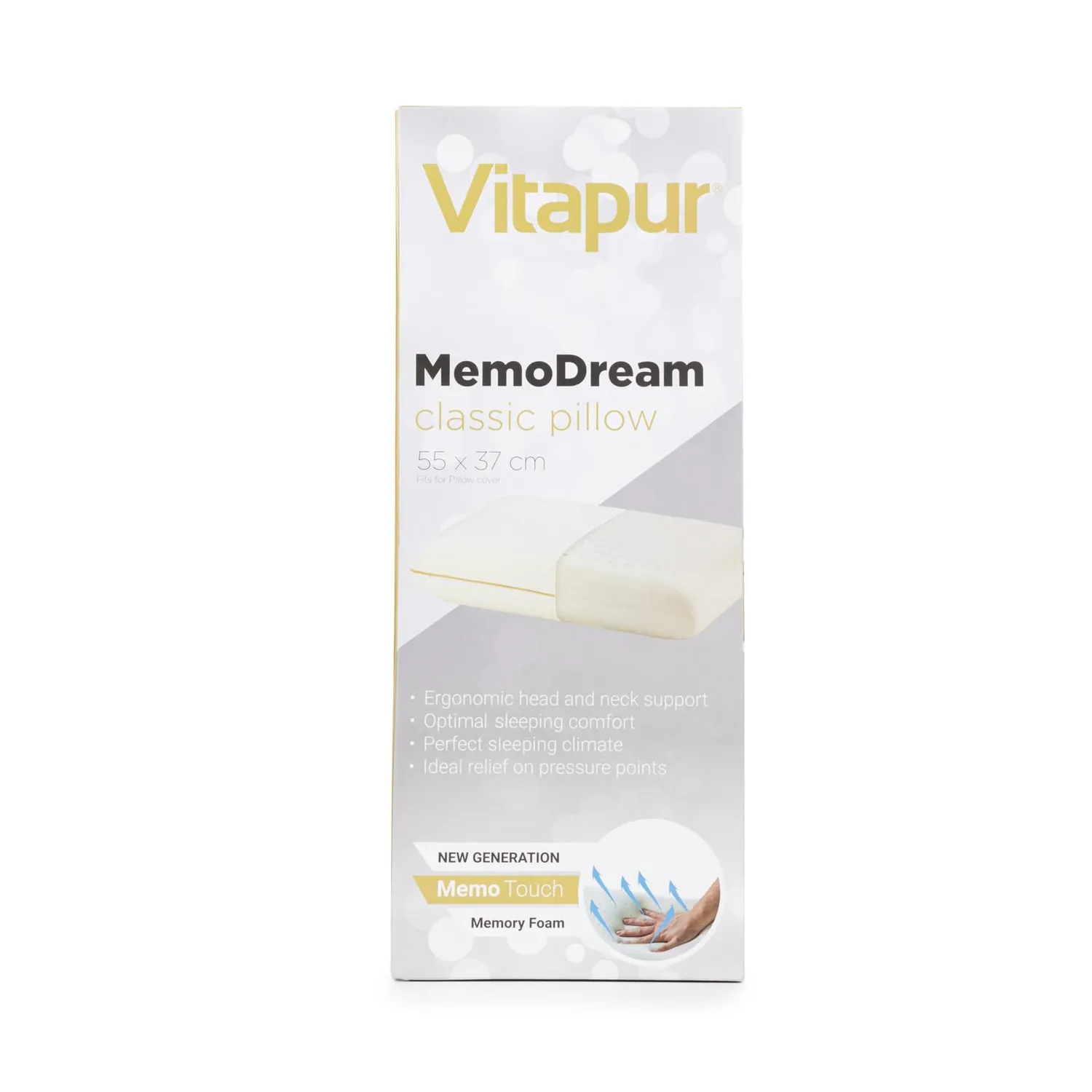 Vitapur MemoDream cuscino in memory foam
