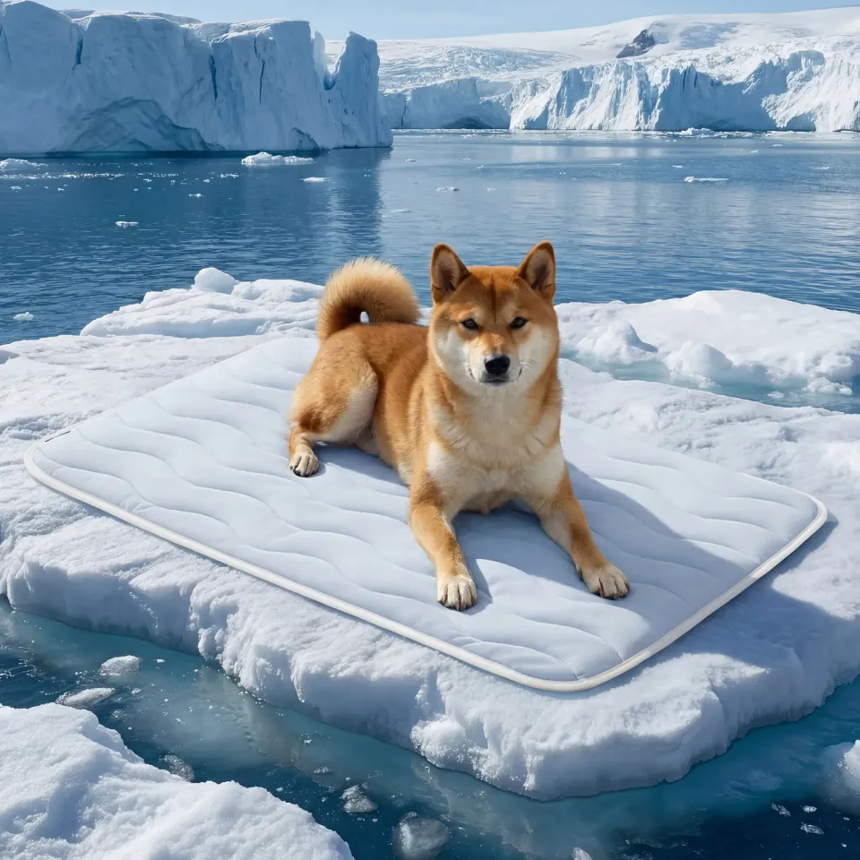 Bedsure Wave Cooling Dog Mat tappetino cane fresco