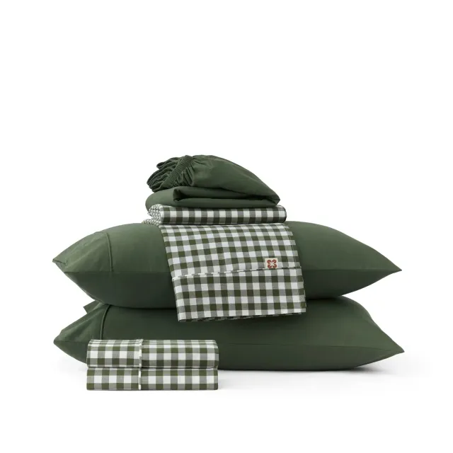 Bedsure PureWoven™ 6-Piece Washed Cotton Sheet Set lenzuola