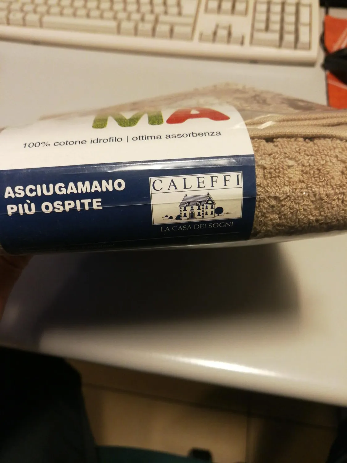 Caleffi Sirena set asciugamani 2 pezzi jacquard