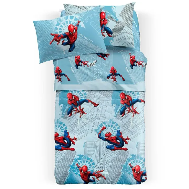 Caleffi Spiderman Manhattan Copriletto Piazza e Mezza Estivo
