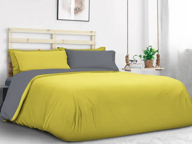 Daunex Bicolor completo letto jersey no stiro