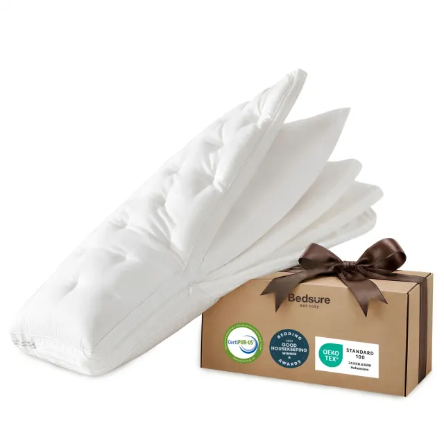 Bedsure PureWoven™ 4-in-1 Adjustable Pillow cuscino regolabile