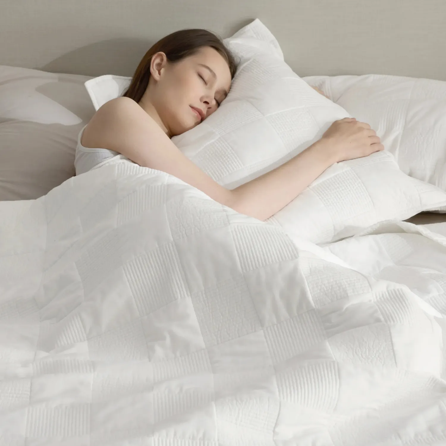 Bedsure Cotton Checkered trapunta in cotone