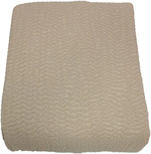 Caleffi Capri 72392 Copriletto Matrimoniale Beige 100% Cotone