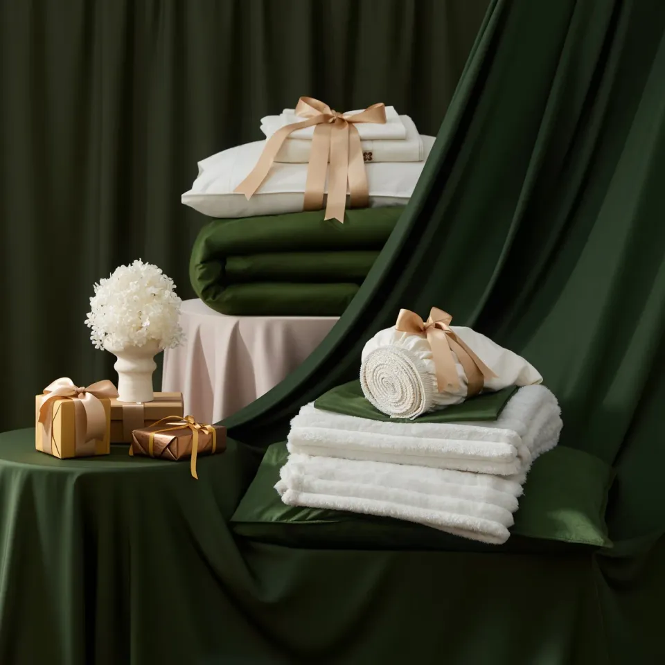 Bedsure PureWoven Modern Cozy Bundle Parure Cotone Bio