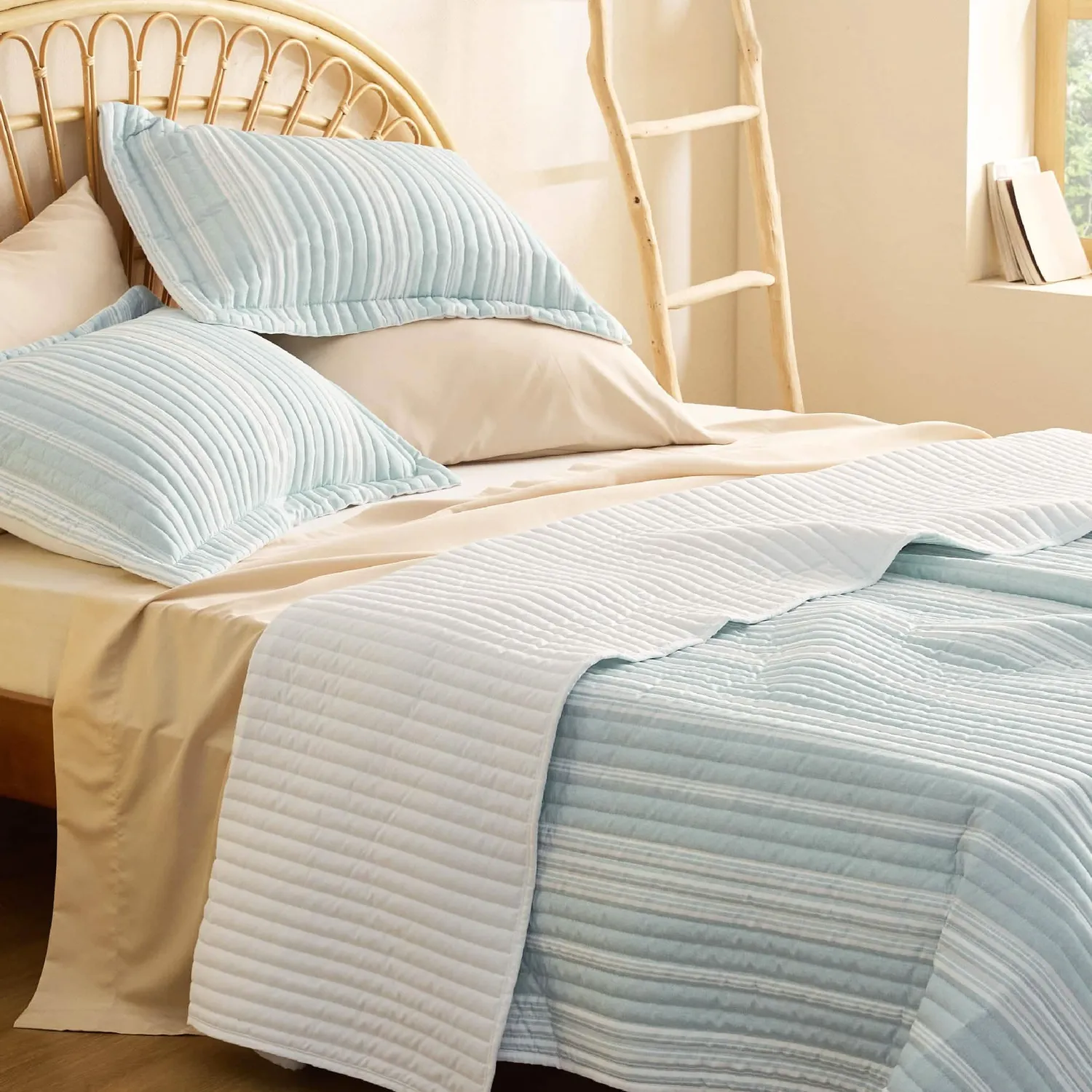 Bedsure Collections Chill Vibes trapunta leggera 4 stagioni