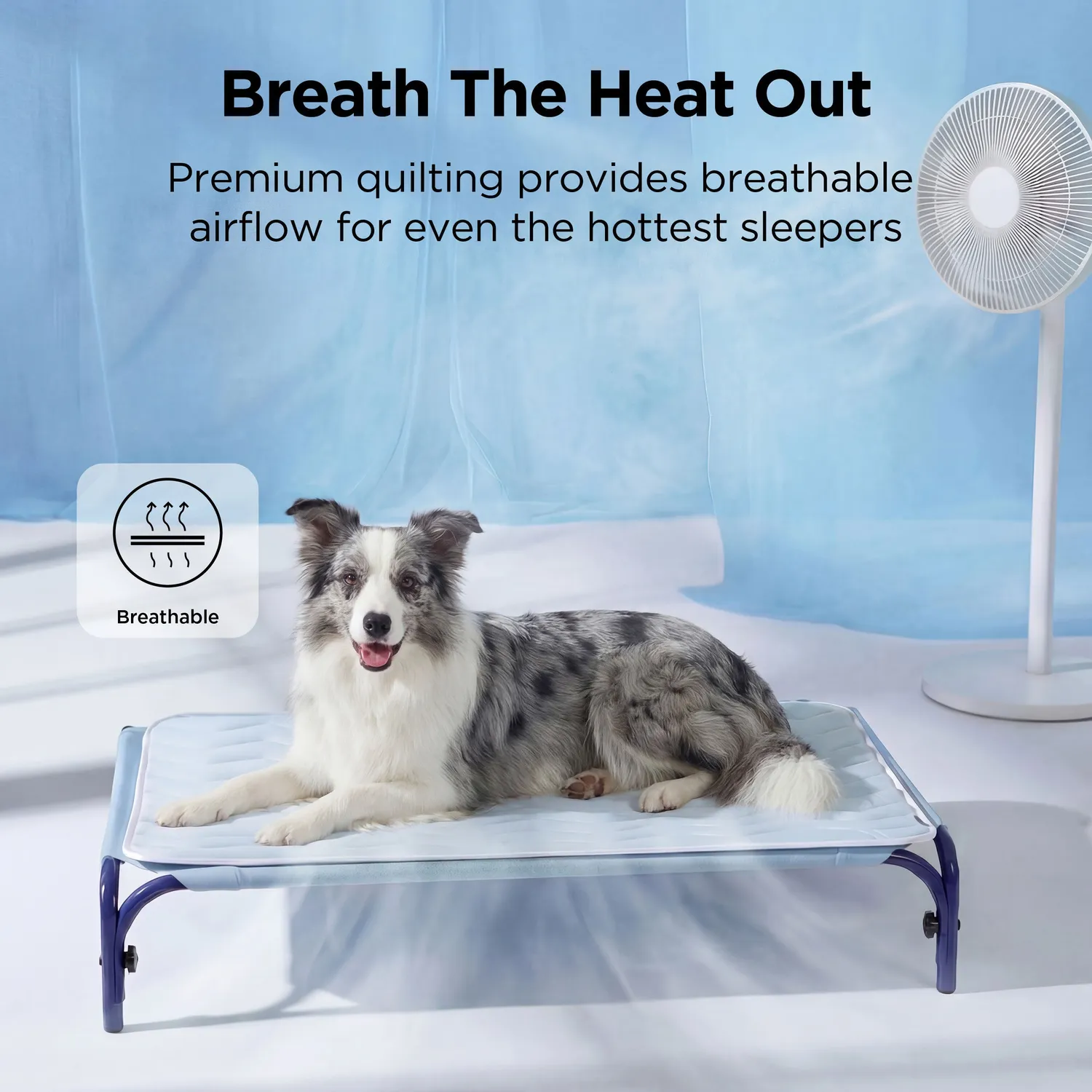 Bedsure Wave Cooling Dog Mat tappetino cane fresco