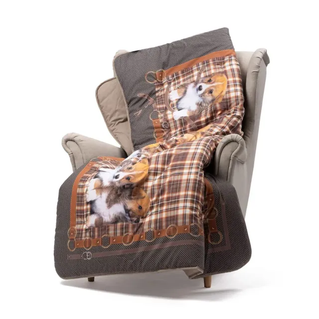 Caleffi Scaldotto Plaid Cotone Smerigliato Trapuntato Caldo
