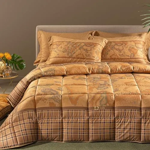 Caleffi Alviero Martini Geo Tartan trapunta matrimoniale inverno