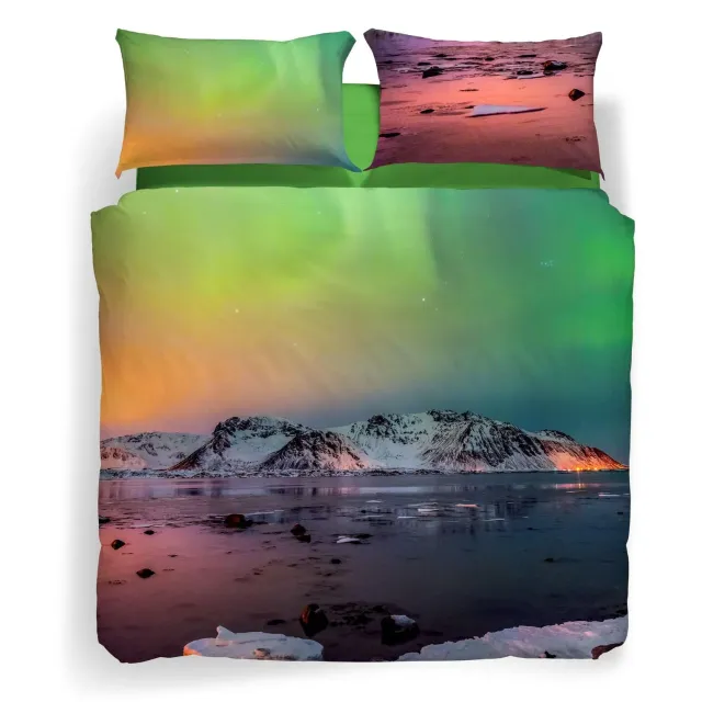 Caleffi Northern Lights Copripiumino Matrimoniale in Cotone