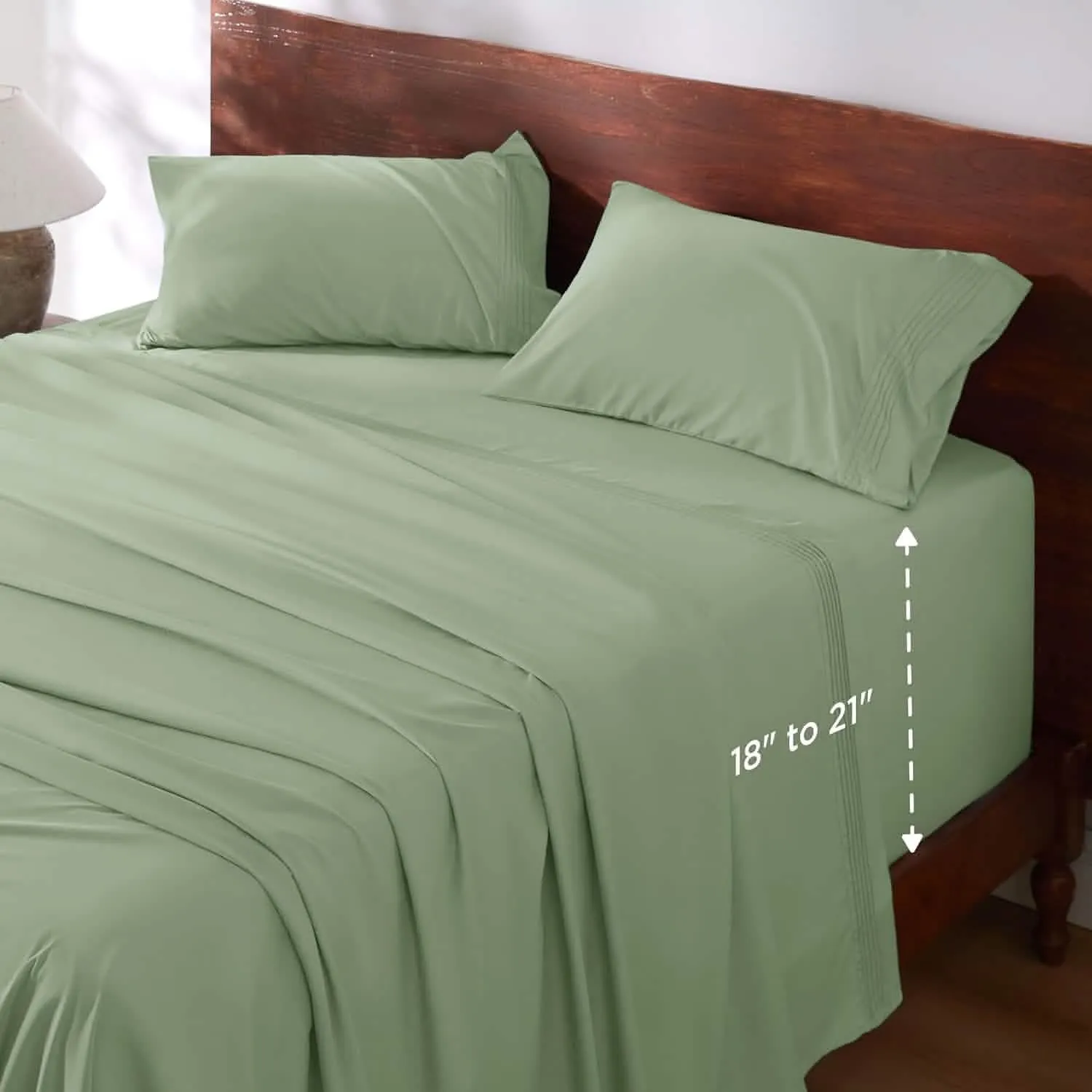 Bedsure Deep Pocket Sheet Set lenzuola rinfrescante