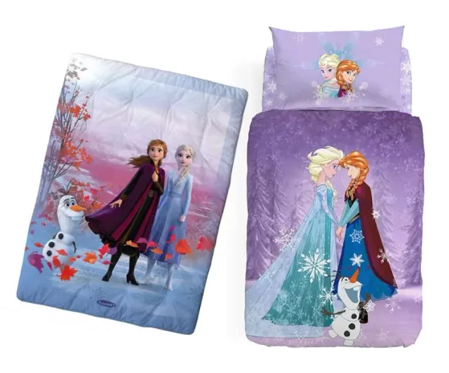 Caleffi Frozen Love Copripiumino Singola + Plaid Cotone Disney