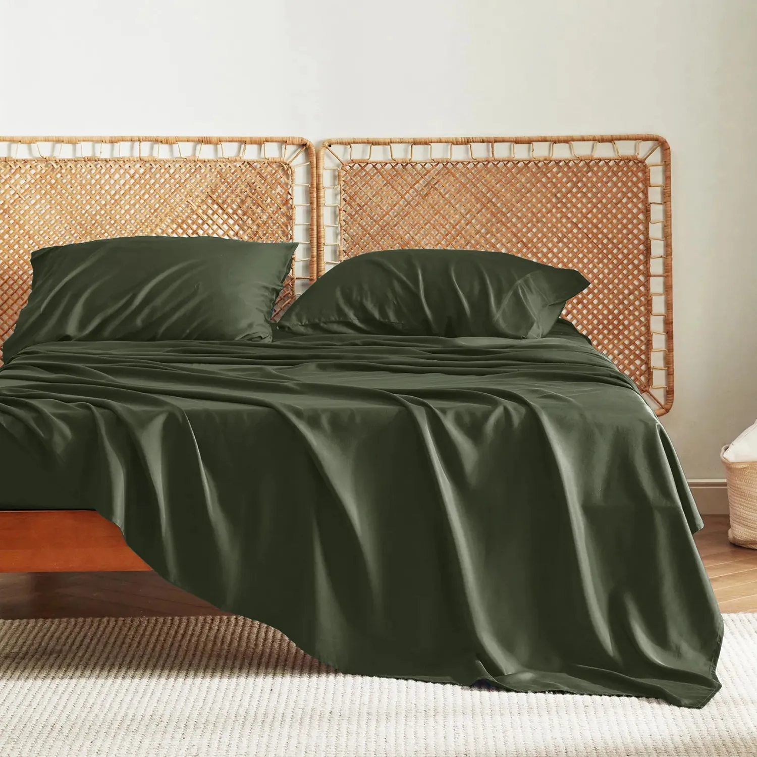 Bedsure PureWoven Rayon Derived From Bamboo Modern Cozy Bundle set letto