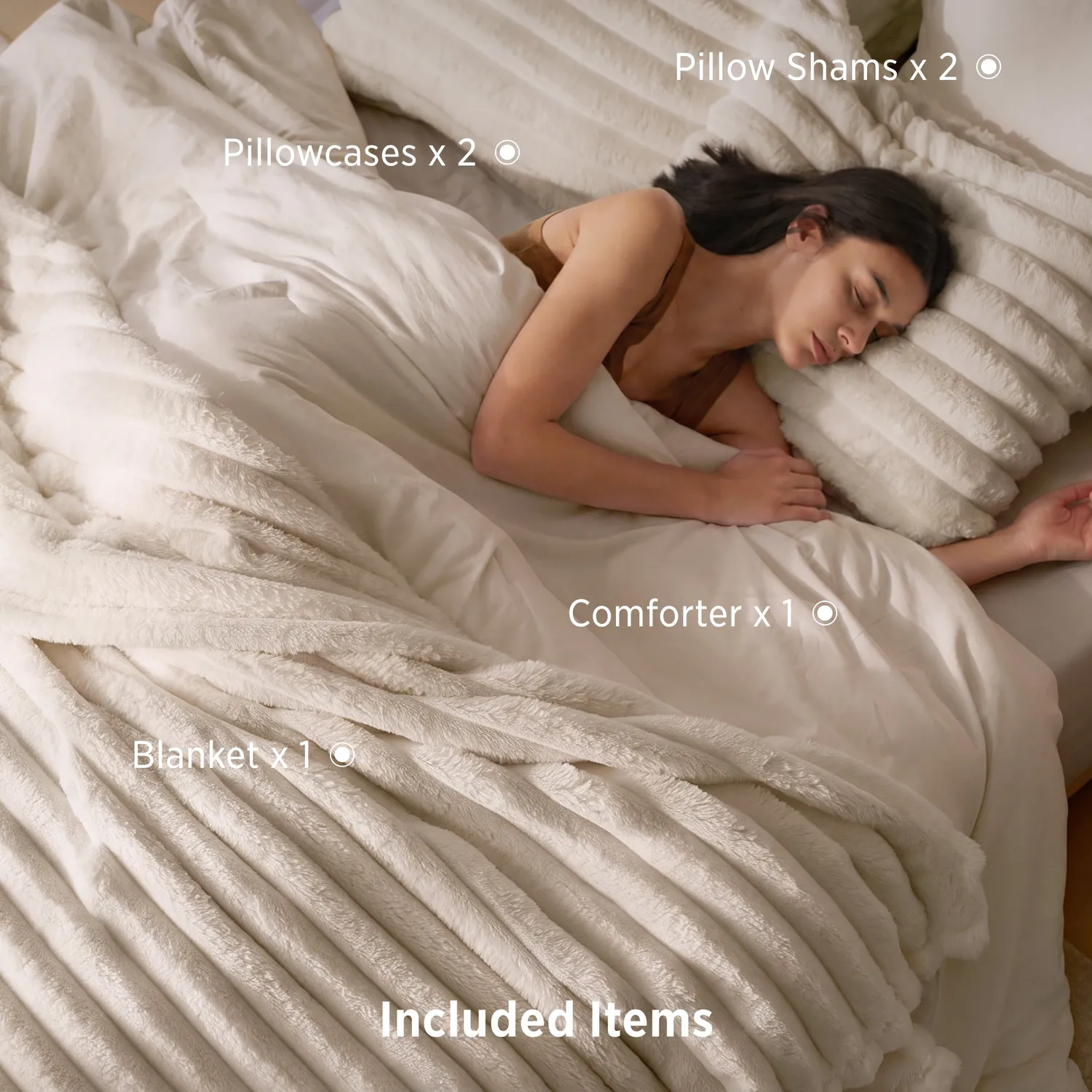 Bedsure 2-in-1 Comforter Set set trapunta